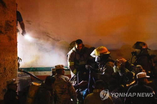 멕시코 국경도시 이민시설서 화재…30명 이상 사망[로이터=연합뉴스]